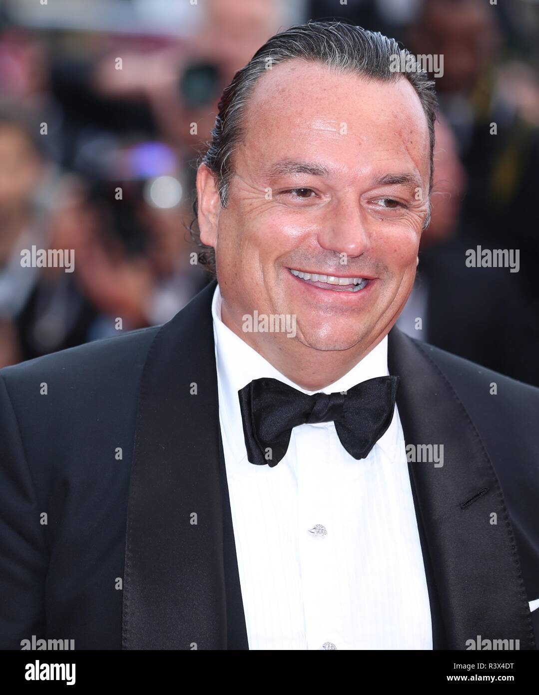 CANNES, FRANCE – MAY 10, 2018: Gilles Mansard on the red carpet for the ...