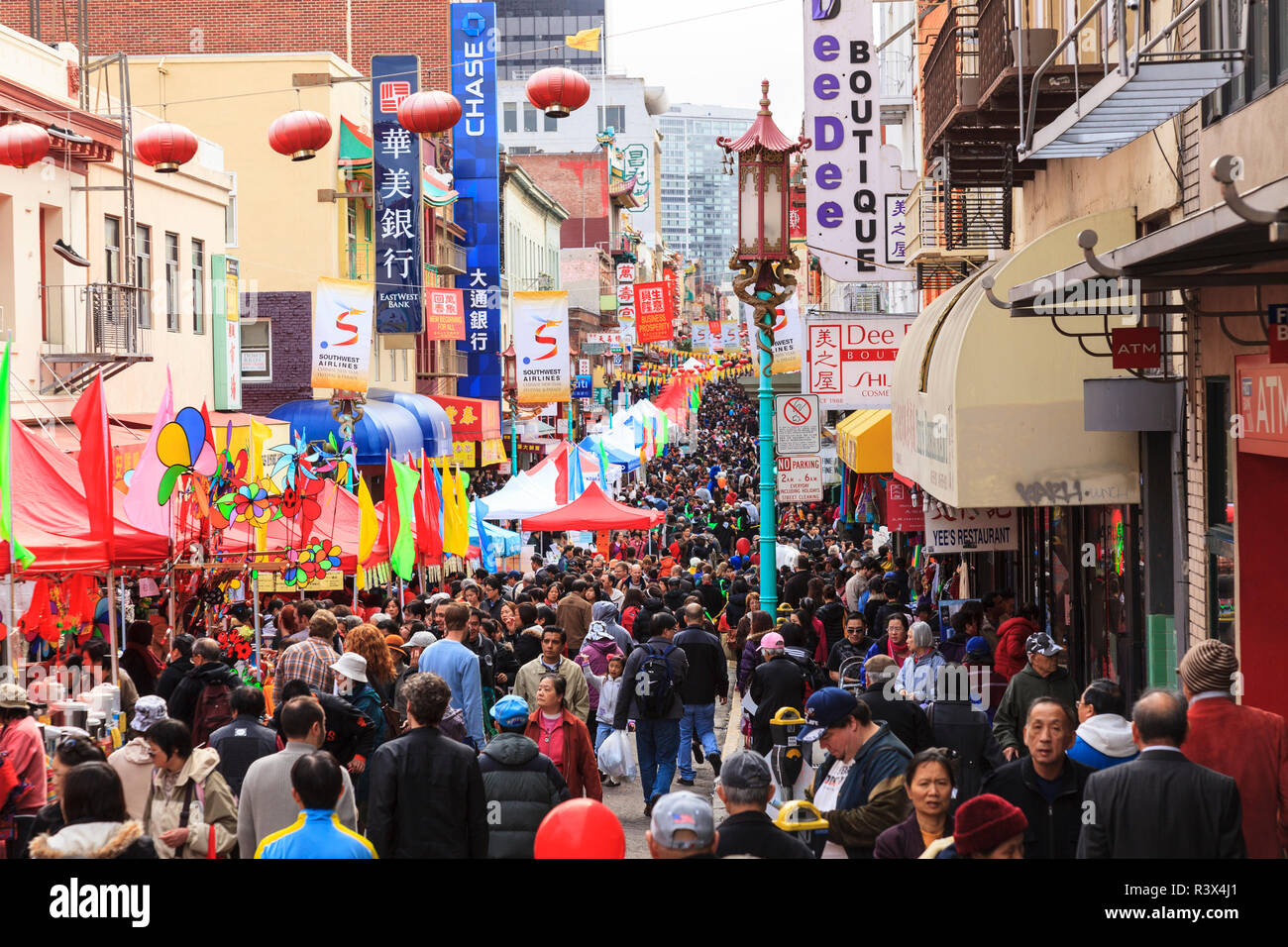 Chinese New Years Parade, one of the largest in world, Chinatown, San
