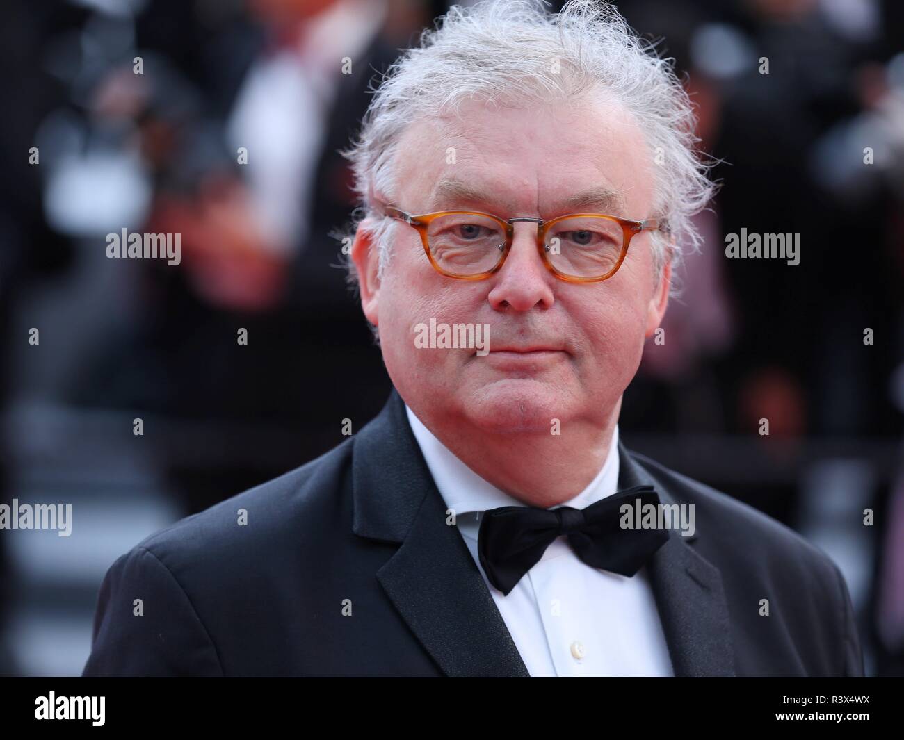 CANNES, FRANCE – MAY 10, 2018: Dominique Besnehard on the red carpet for the 'Sorry Angel' screening at the Festival de Cannes (Photo: Mickael Chavet) Stock Photo