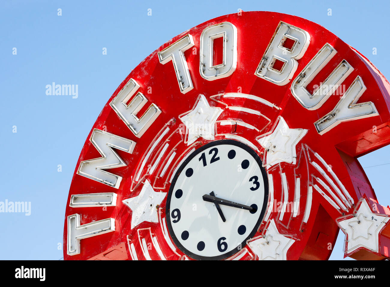 Vintage sign in Encino, California, Stock Photo