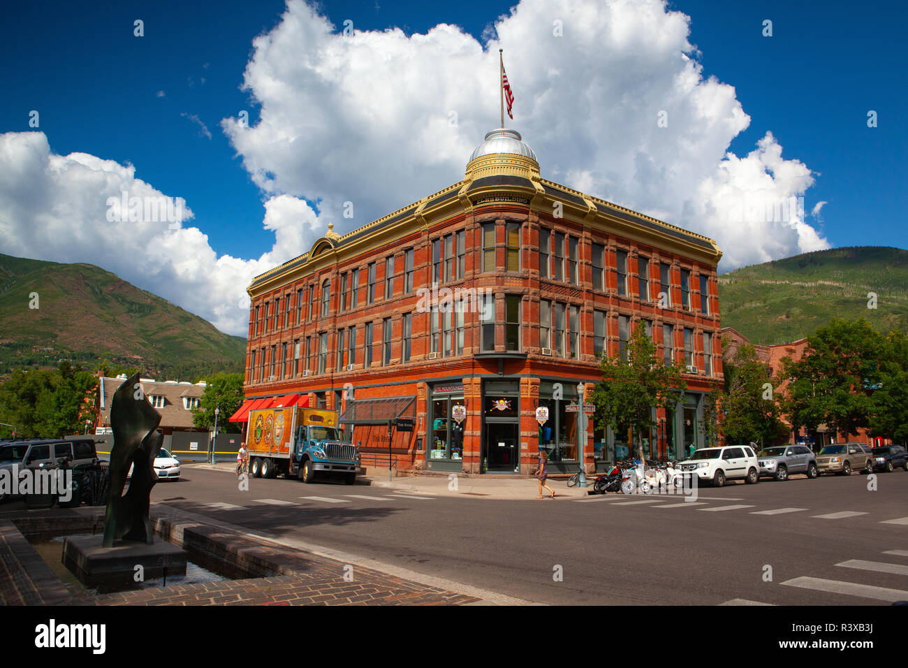 Aspen,USA July 17,2013 On the street in Aspen. Aspen, in Colorado’s