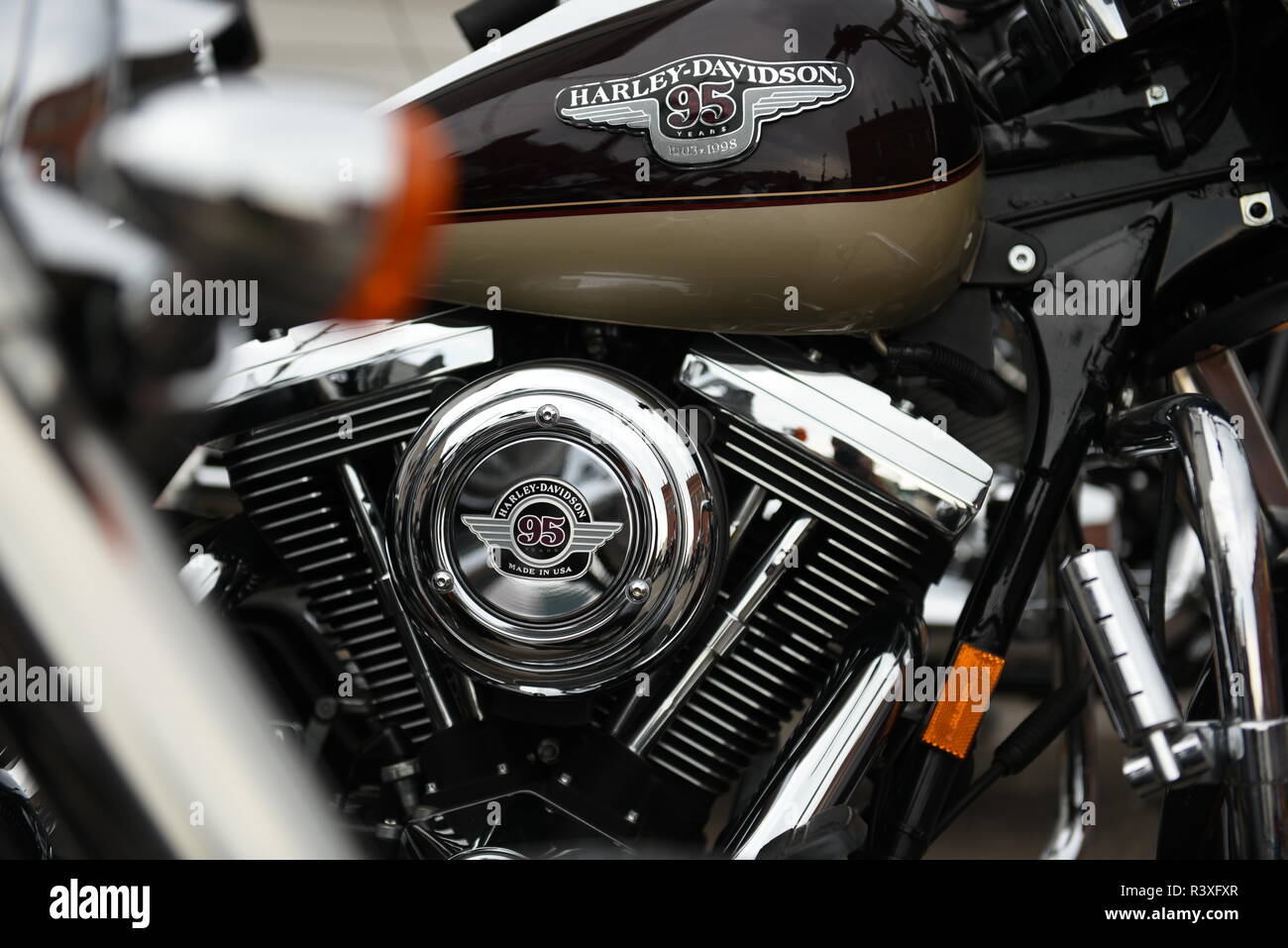 Harley Davidson Fuel Tank High Resolution Stock Photography and Images
