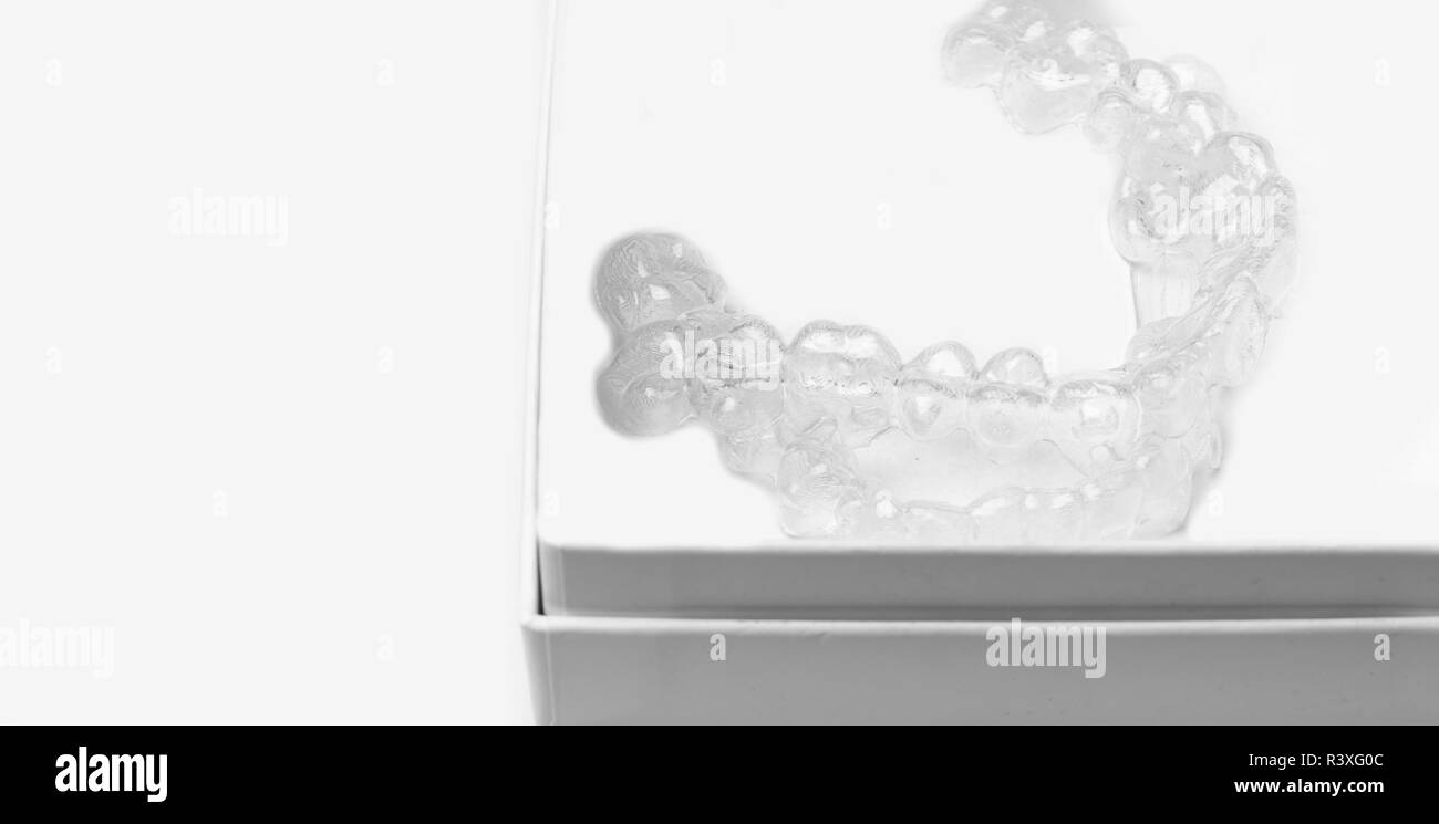 Invisible dental teeth brackets tooth aligners plastic braces dentistry