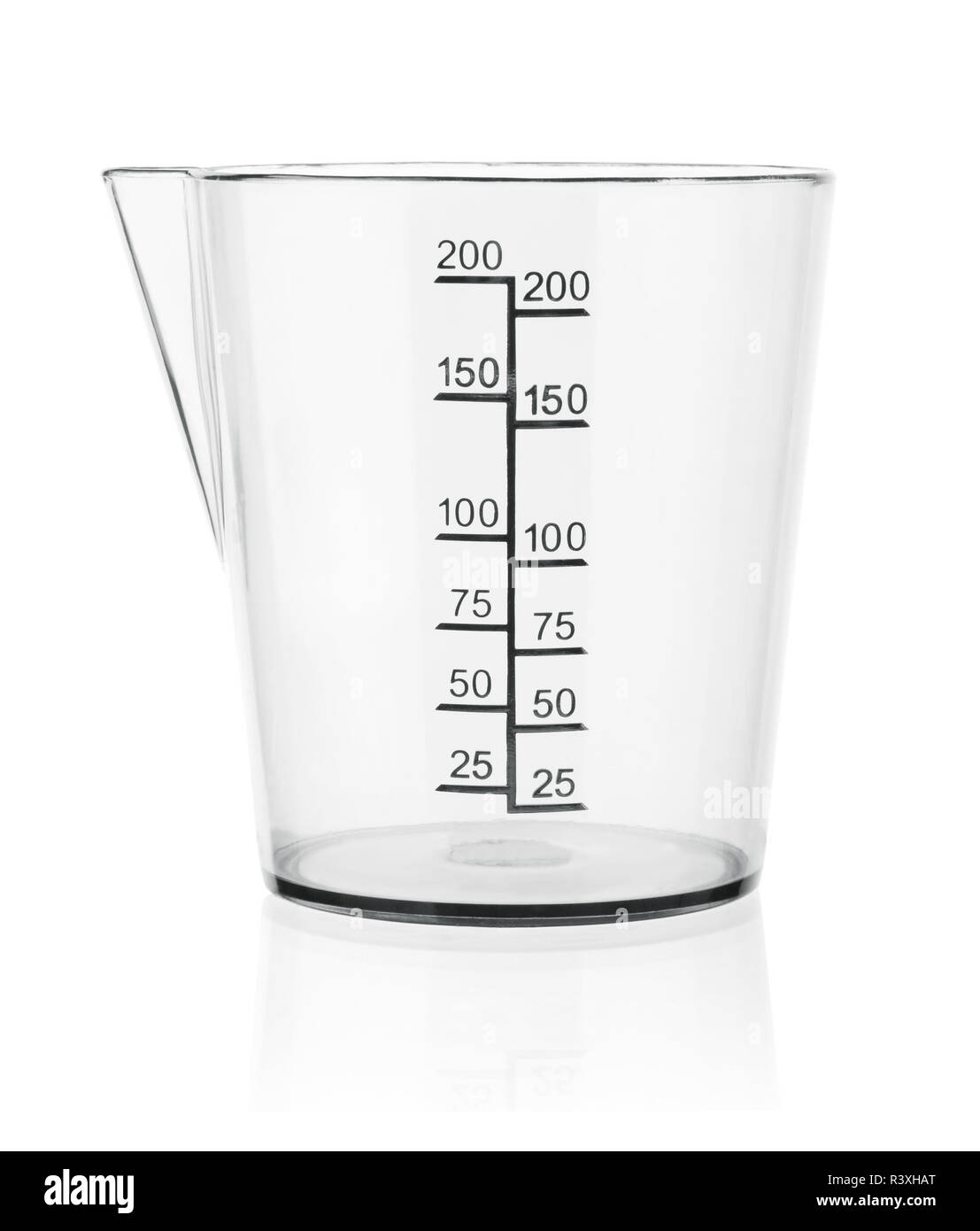 Measuring cup isolated on white background Stock Photo