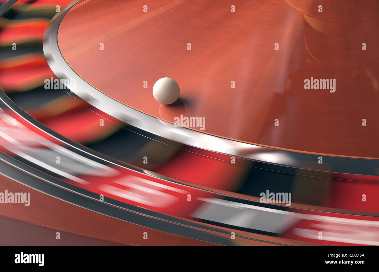 Casino Roulette Stock Photo