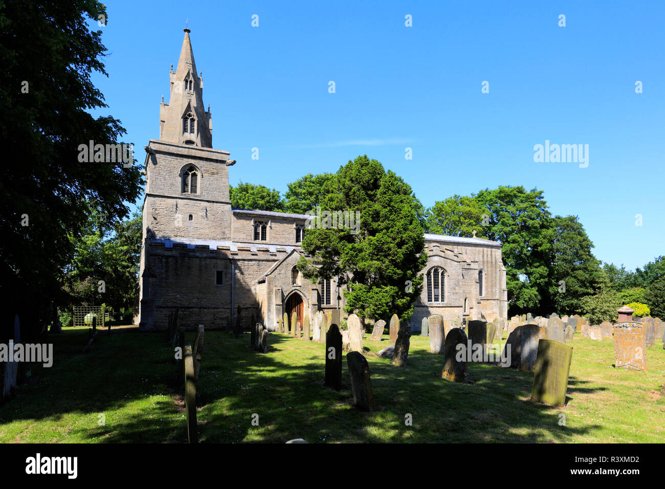 Summer, St Firmins church, Thurlby Village, Lincolnshire, England, UK Stock Photo
