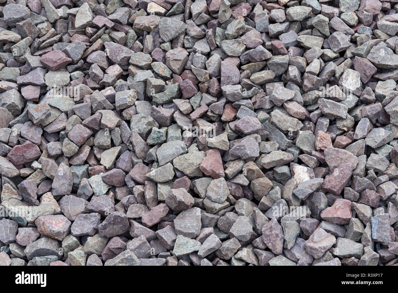 Gravel Stones background or texture Stock Photo