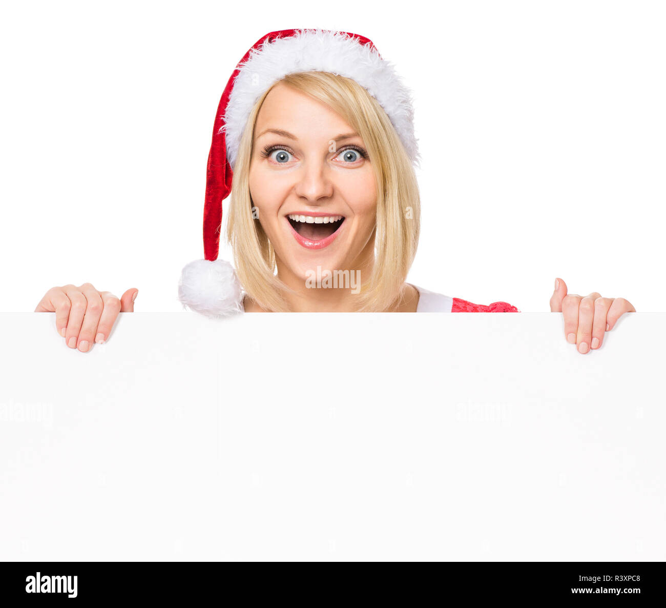 Woman as santa claus hi-res stock photography and images - Alamy