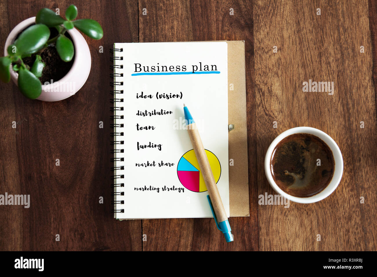 business plan concept Stock Photo