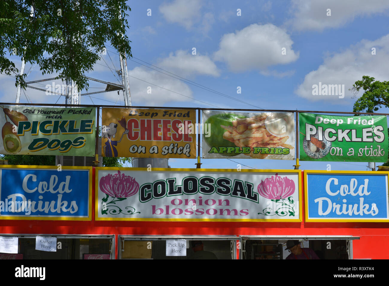 Carnival food, Emmett Cherry Festival, Emmett, Idaho, USA Stock Photo