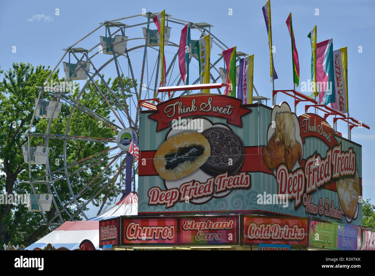 Carnival food, Emmett Cherry Festival, Emmett, Idaho, USA Stock Photo
