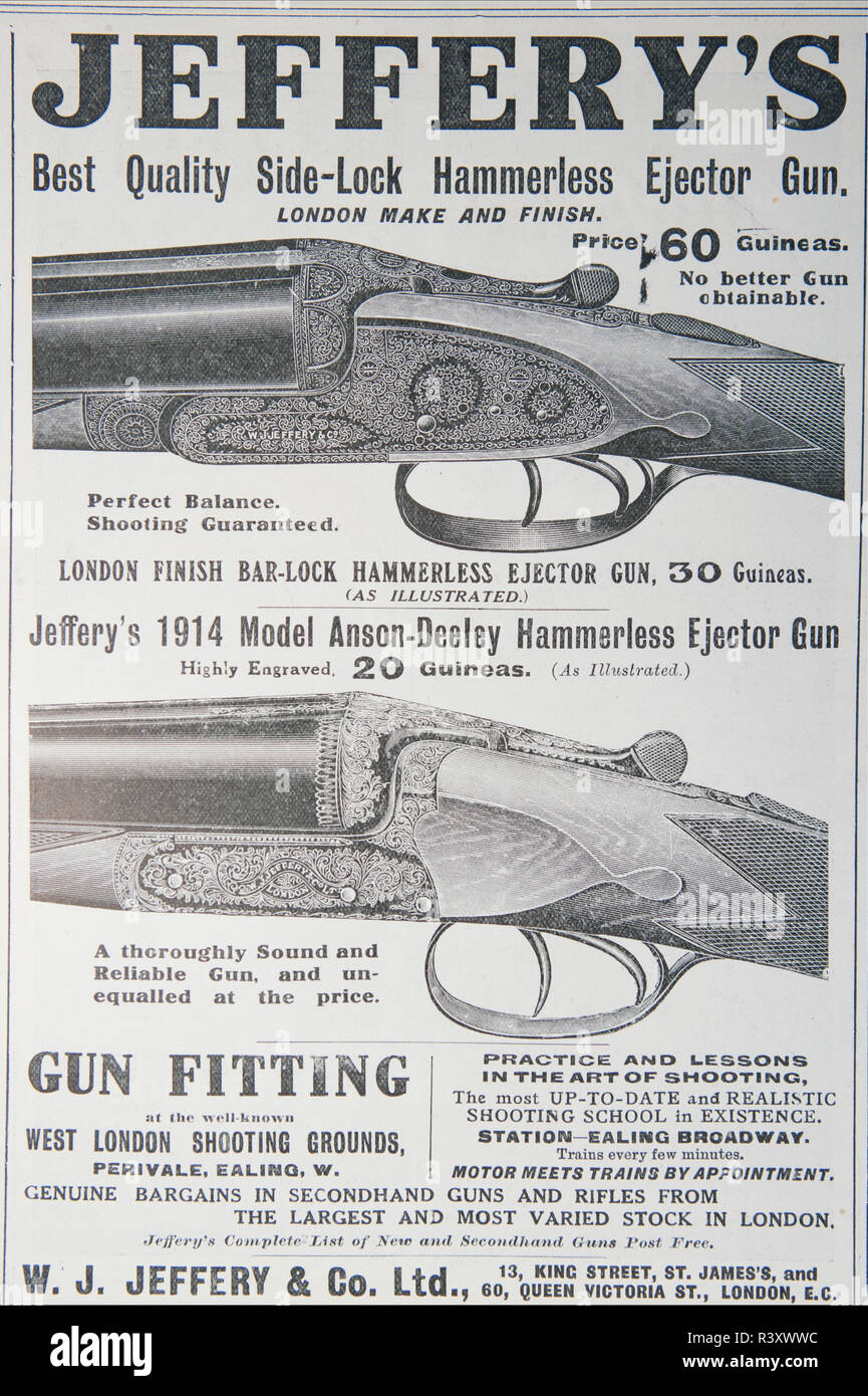 Jeffery 1930 Gun & Rifle Catalog UK 