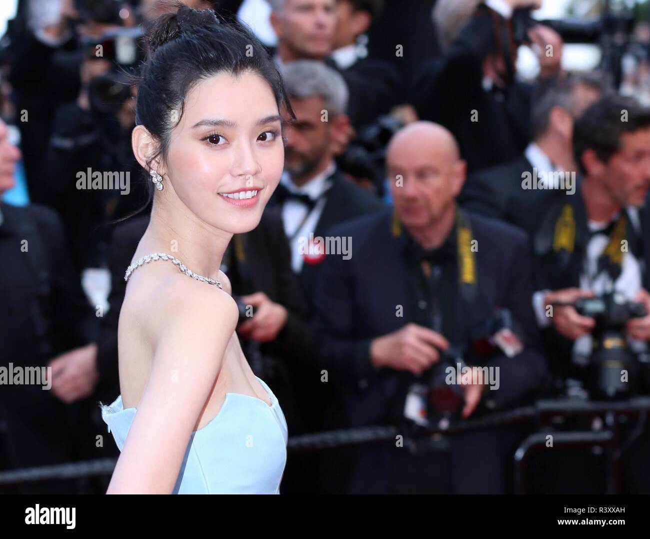 CANNES, FRANCE – MAY 15, 2018: Ming Xi walks the 'Solo: A Star Wars