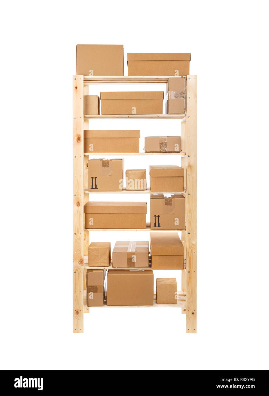 Wooden shelf shelves shelving hires stock photography and images Alamy