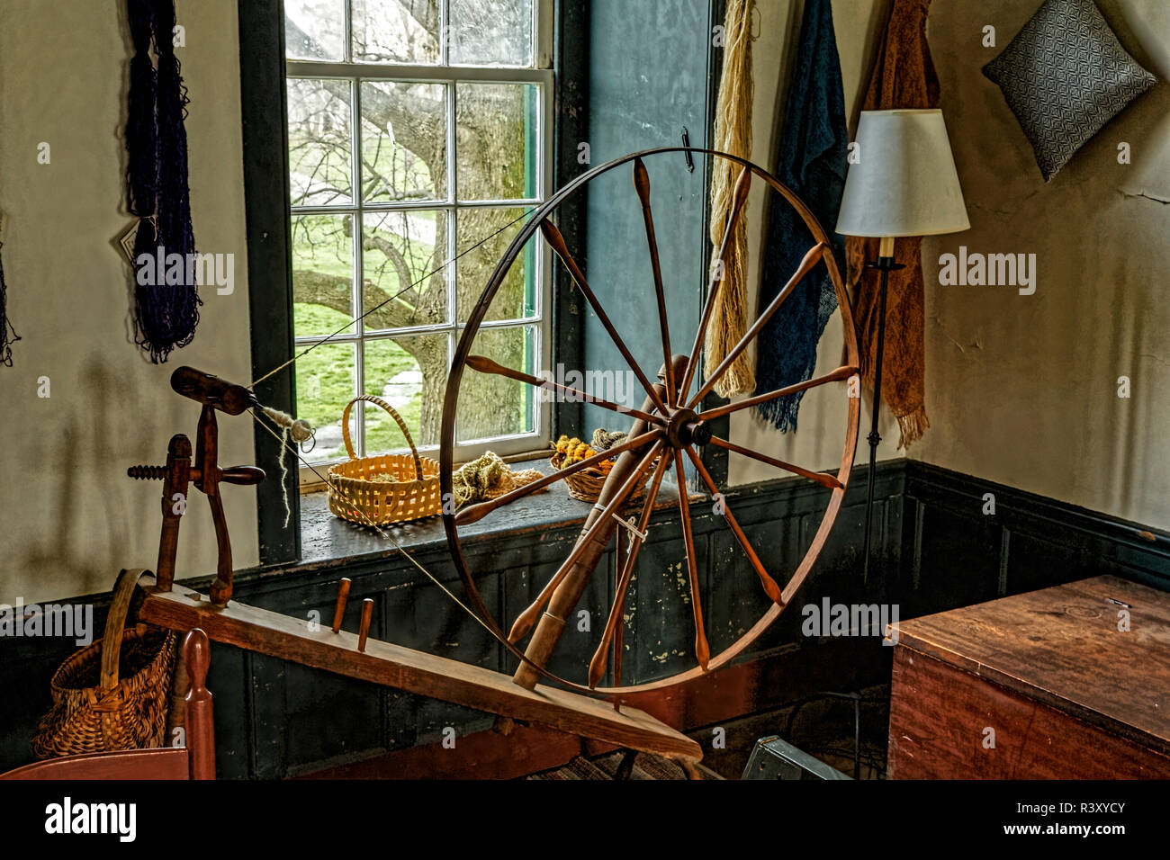 Spinning Wheel, Shaker Village of Pleasant Hill, Harrodsburg, Kentucky