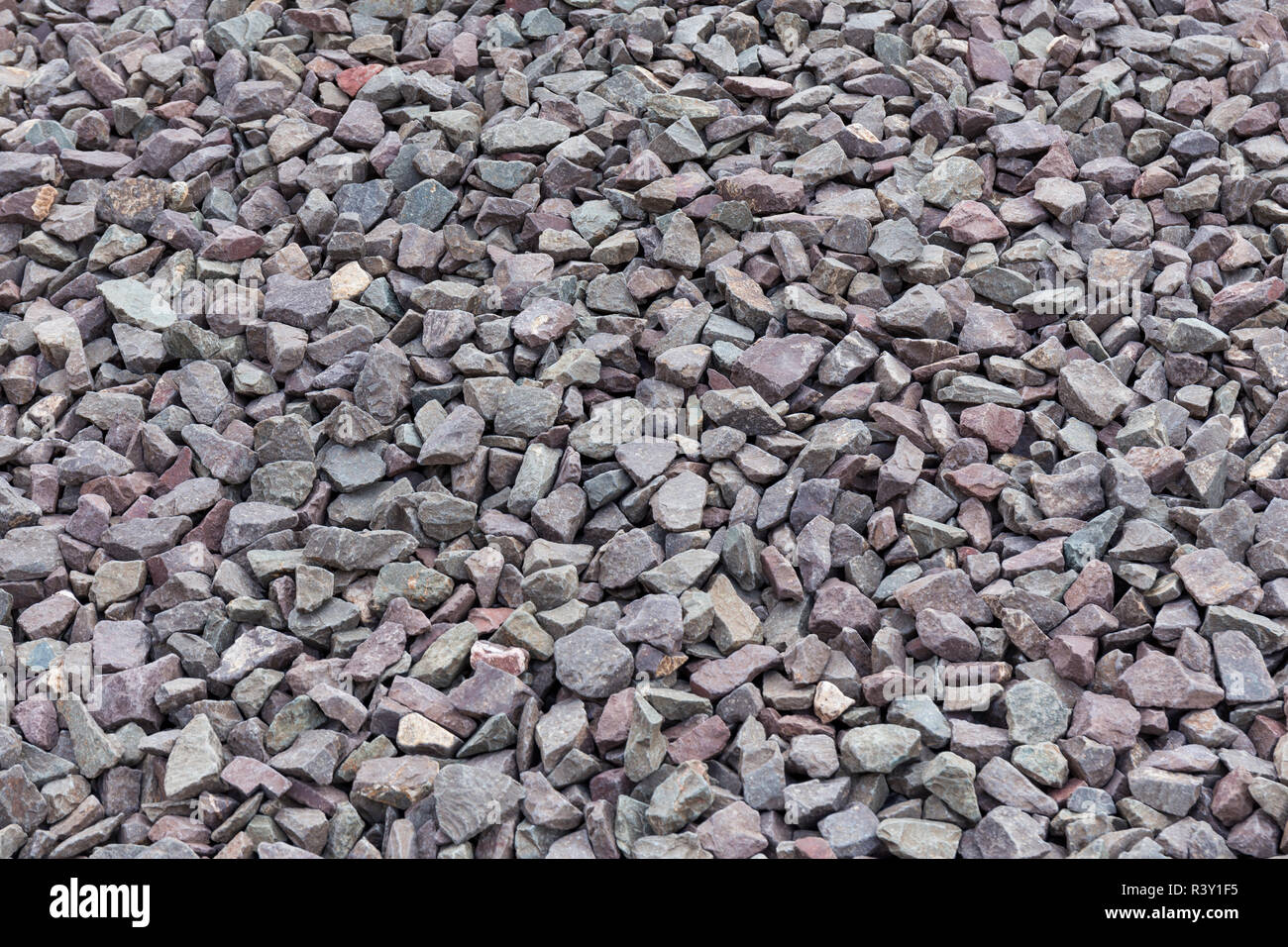 Gravel Stones background or texture Stock Photo