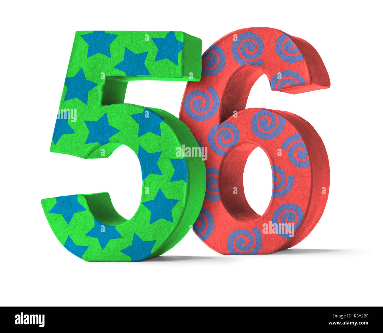 Number 56 Cut Out Stock Images & Pictures - Alamy