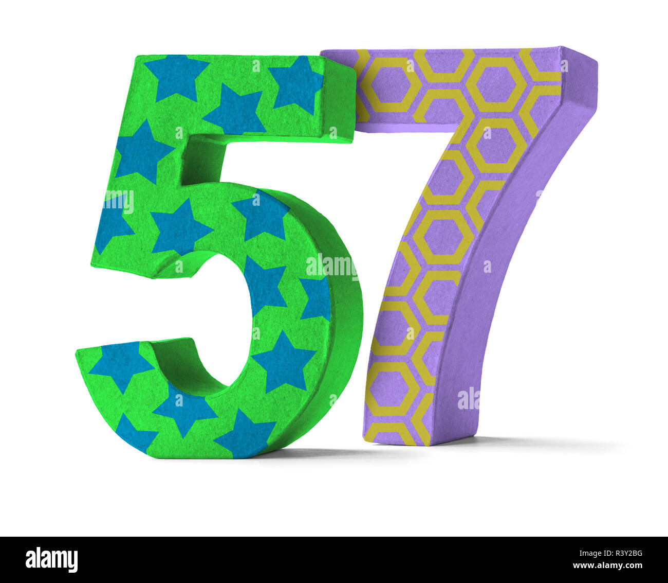 Number 57 Cut Out Stock Images & Pictures - Alamy