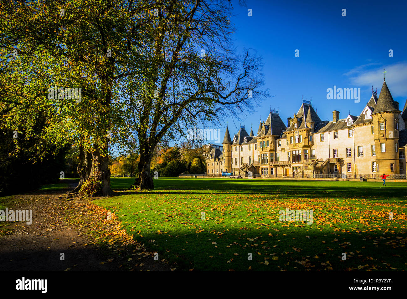 Callendar House/ Estate in Callendar Park, Falkirk, Scotland, UK Stock