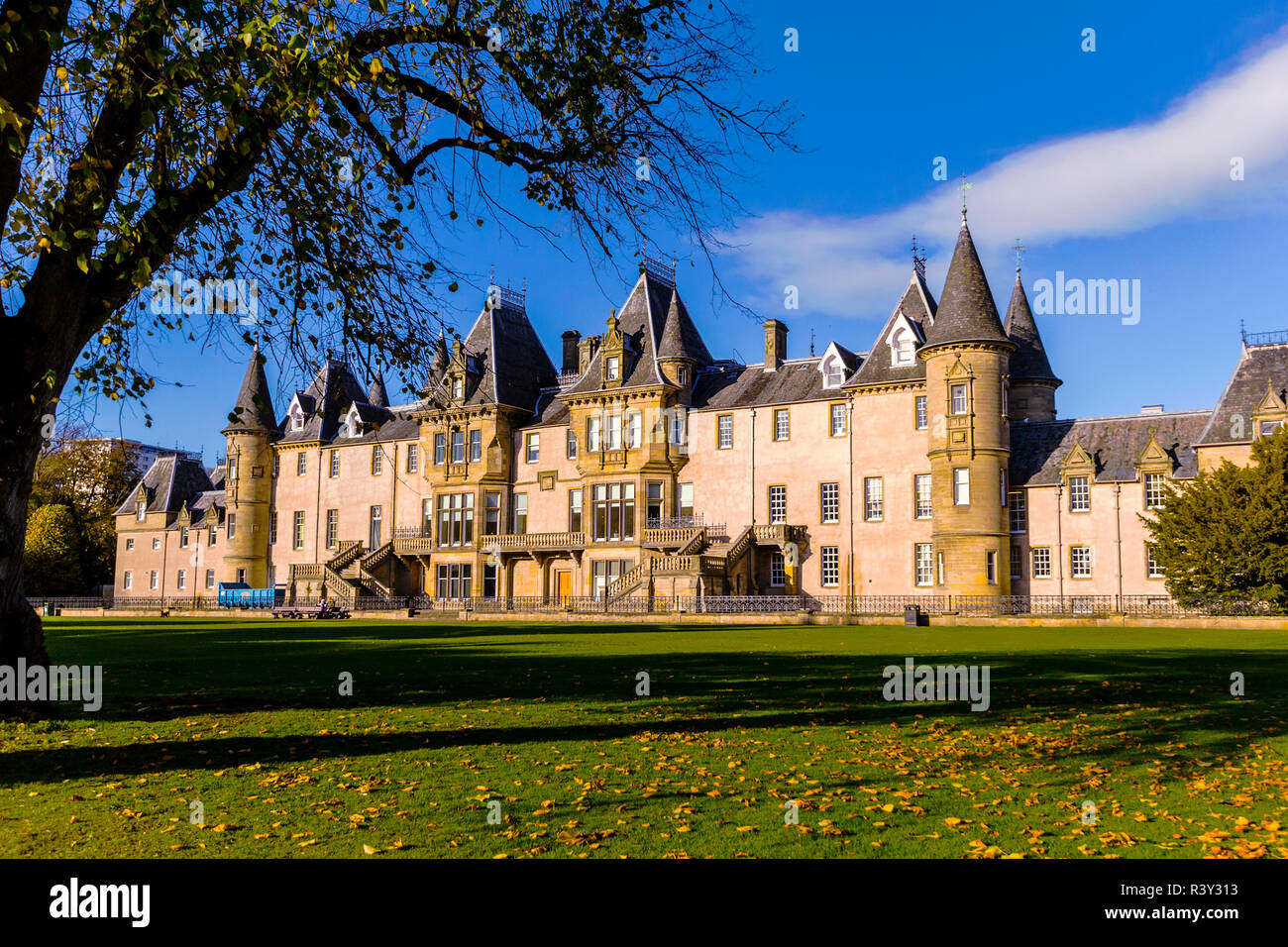 Callendar House/ Estate in Callendar Park, Falkirk, Scotland, UK Stock