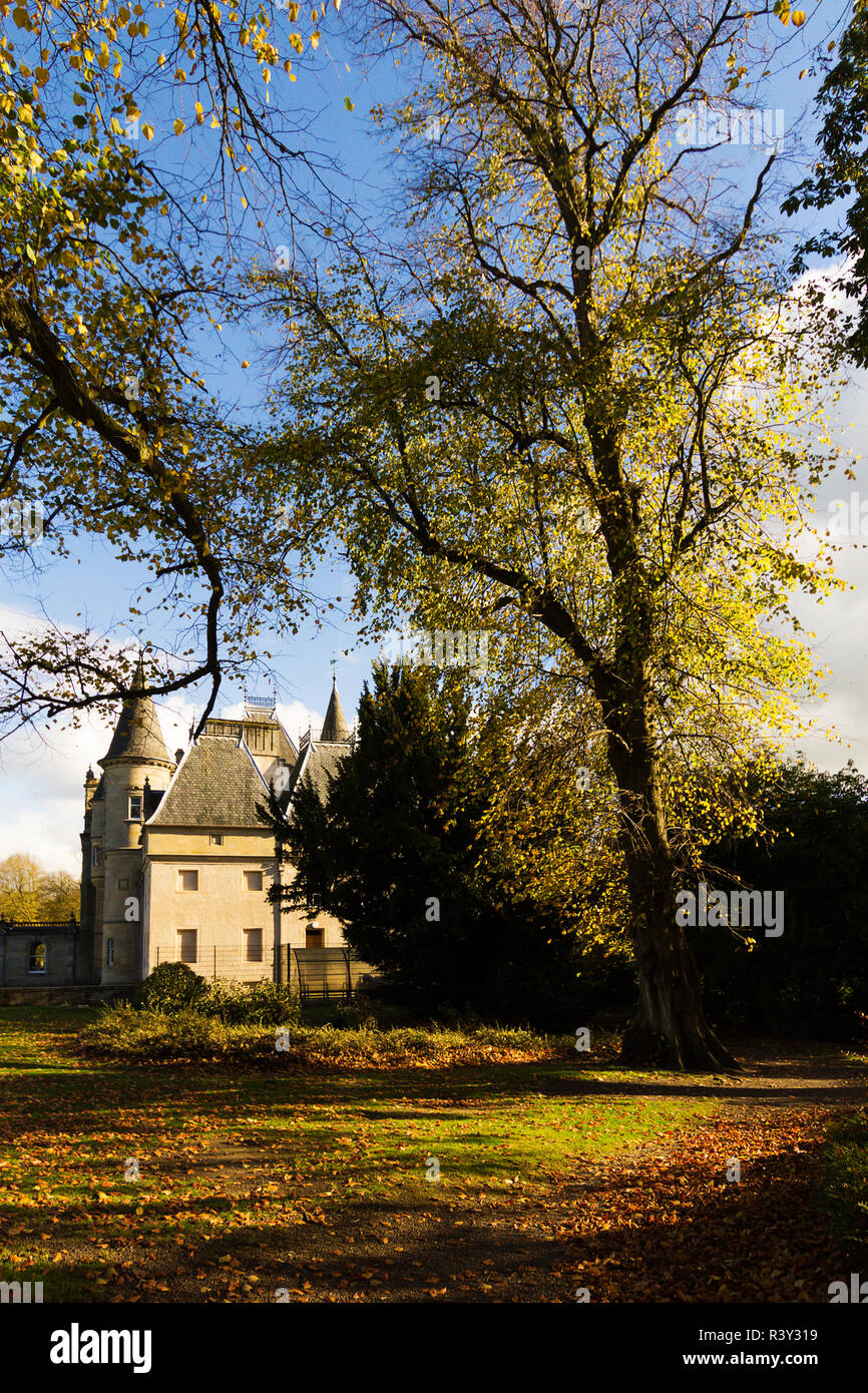 Callendar House/ Estate in Callendar Park, Falkirk, Scotland, UK Stock