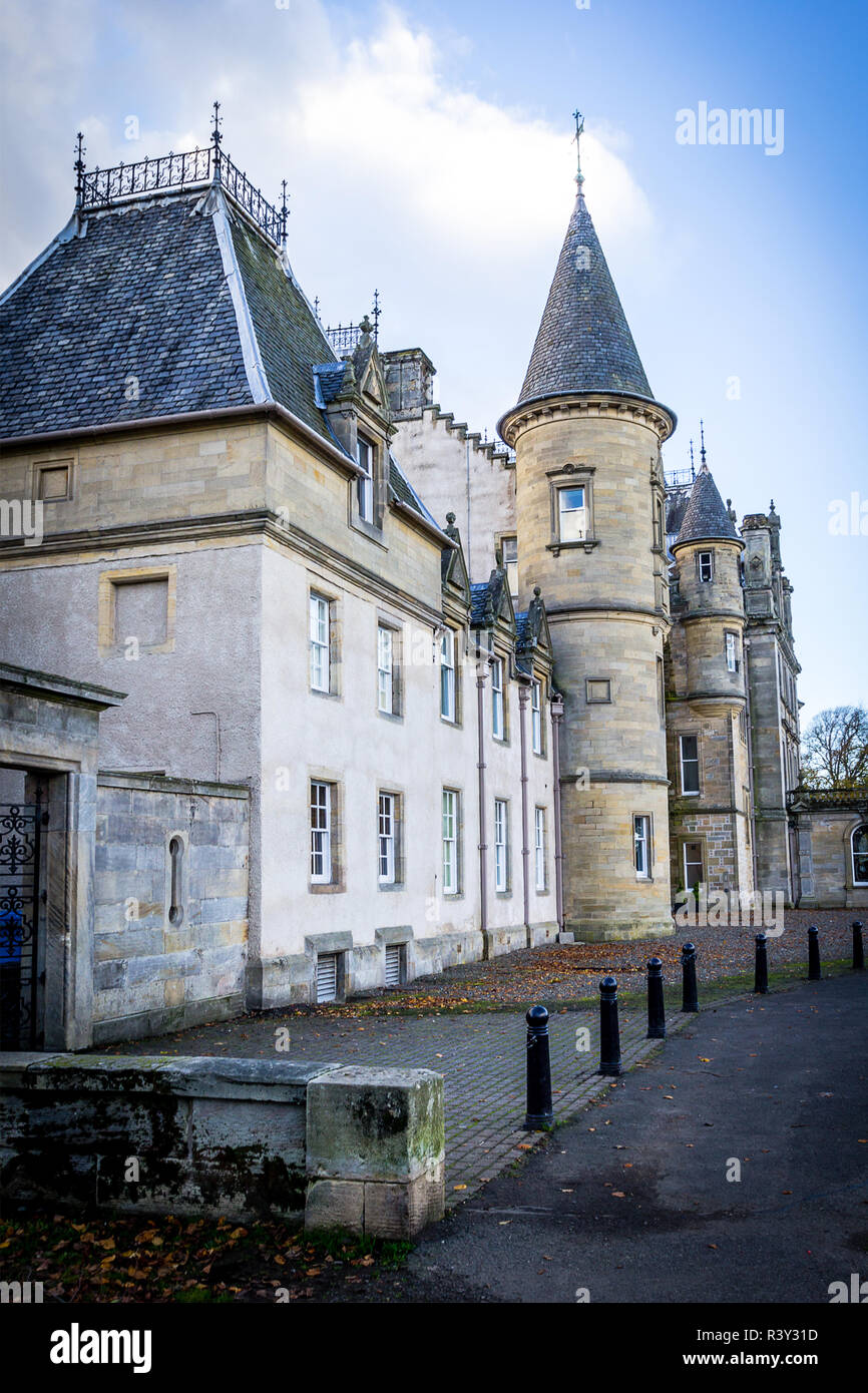 Callendar House/ Estate in Callendar Park, Falkirk, Scotland, UK Stock