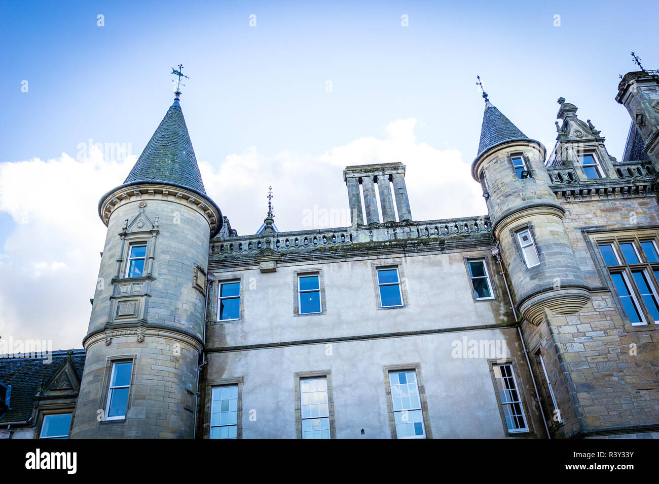 Callendar House/ Estate in Callendar Park, Falkirk, Scotland, UK Stock