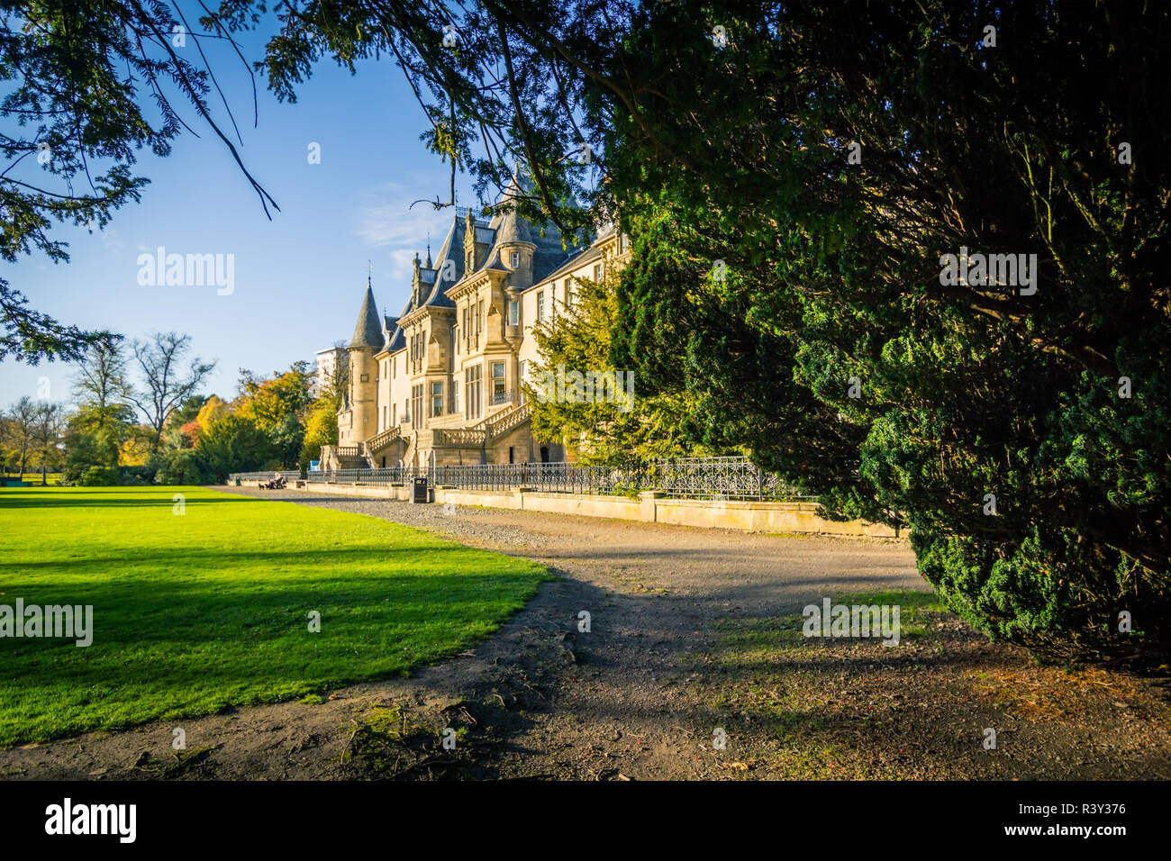Callendar House/ Estate in Callendar Park, Falkirk, Scotland, UK Stock