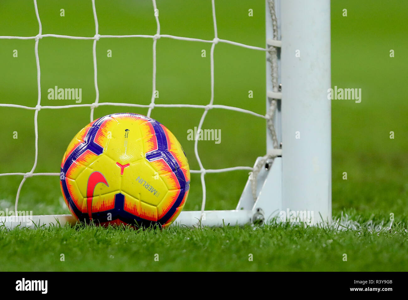 London, UK. 24th Nov 2018. Nike Merlin Winter MatchBall - Tottenham Hotspur  v Chelsea, Premier League, Wembley Stadium, London (Wembley) - 24th  November 2018 Editorial Use Only - DataCo restrictions apply Credit: