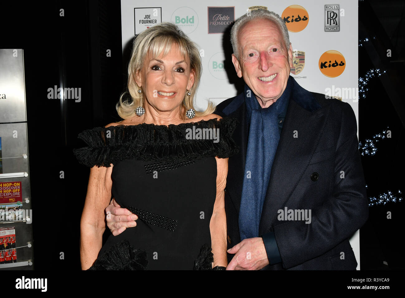 Joe Fournier hosts a dinner to raise funds for KIDS, a charity that supports disabled children, young people and their families at Riverbank Park Plaza on 24 November 2018, London, UK. Credit: Picture Capital/Alamy Live News Stock Photo