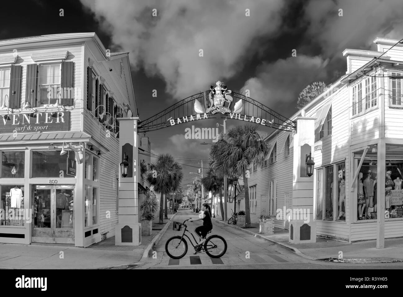 Key west historic district Black and White Stock Photos & Images Alamy