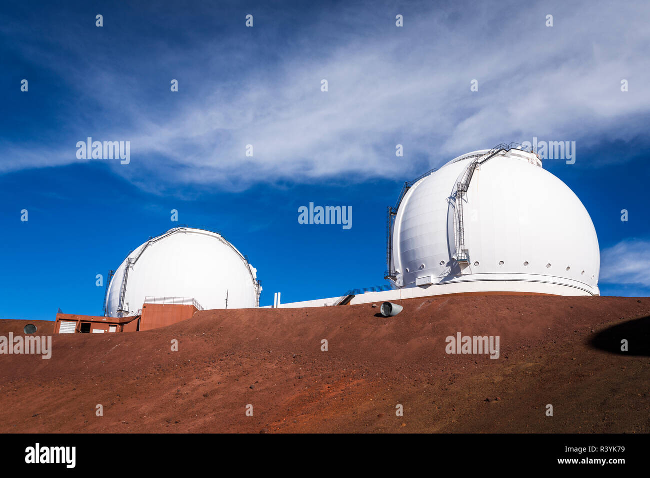 W. M. Keck Observatory on the summit on Mauna Kea, Big Island, Hawaii