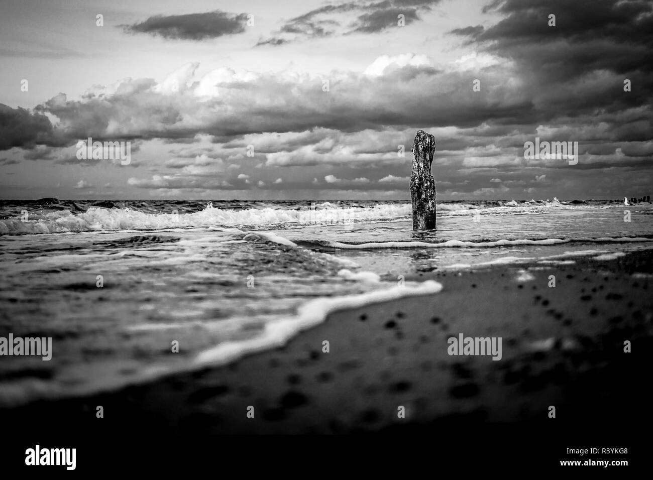Deep ocean sunset Black and White Stock Photos & Images - Alamy