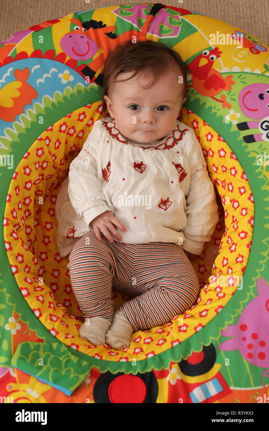 5 month baby playing toys