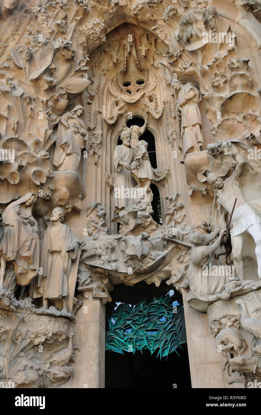 Â sagrada familia in barcelona Stock Photo