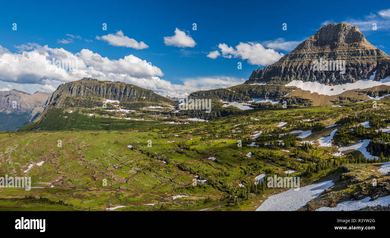 The Garden Wall, Glacier National Park Stock Photo Alamy