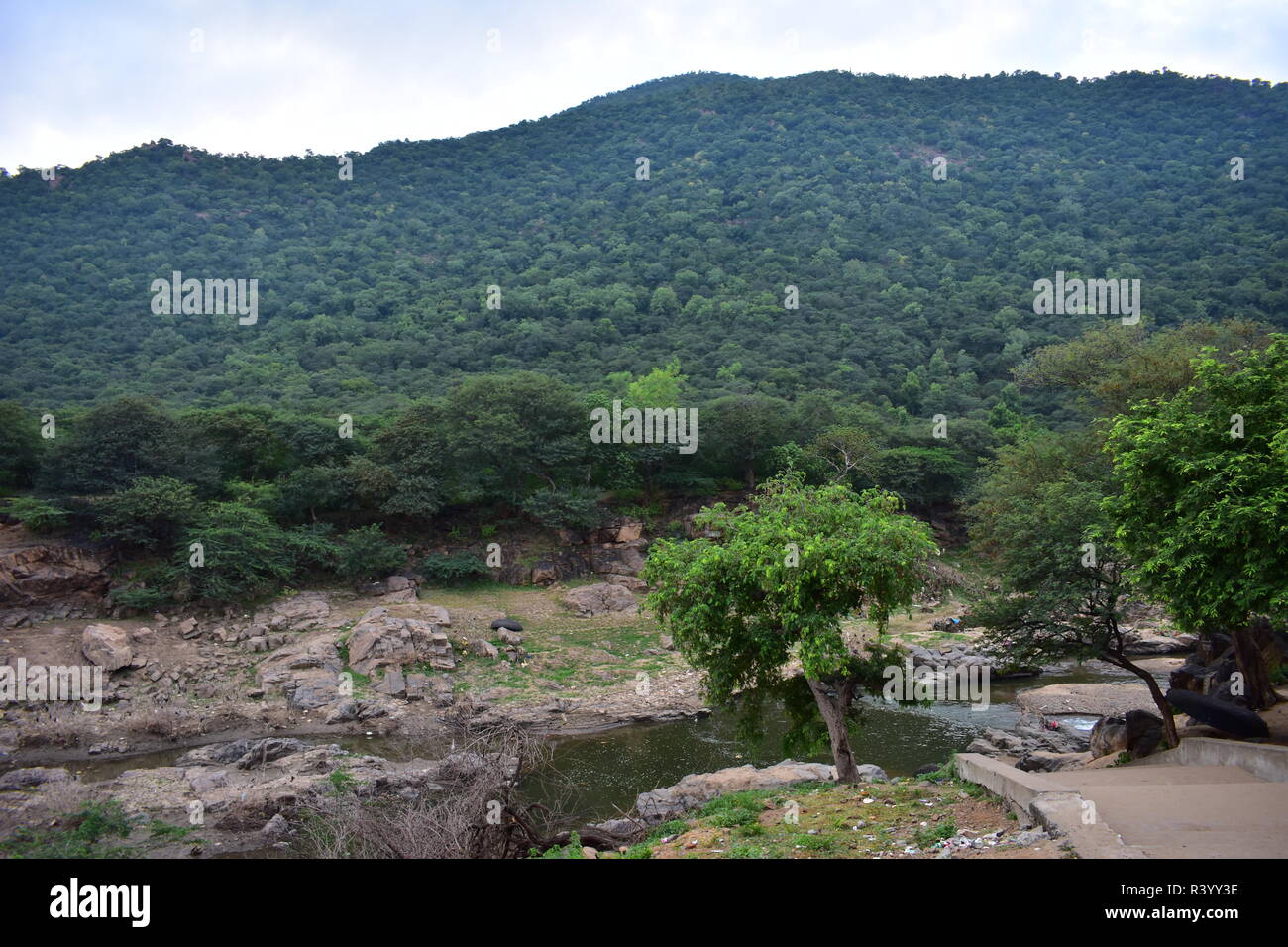 Hogenakkal Falls: A visual treat Stock Photo