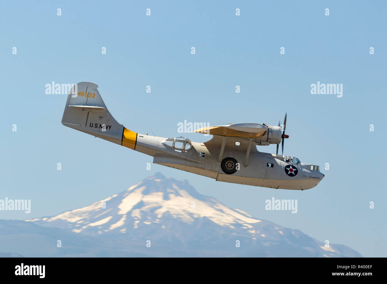 PBY5 Catalina amphibious aircraft, Madras Airshow, Oregon Stock Photo