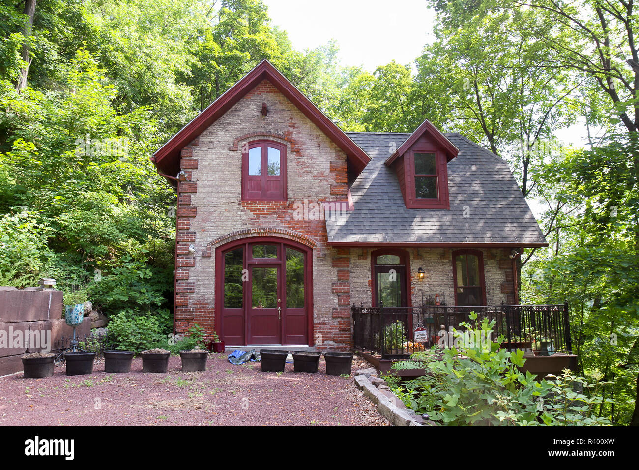 Home In Jim Thorpe, Pennsylvania, Usa. (Editorial Use Only Stock Photo