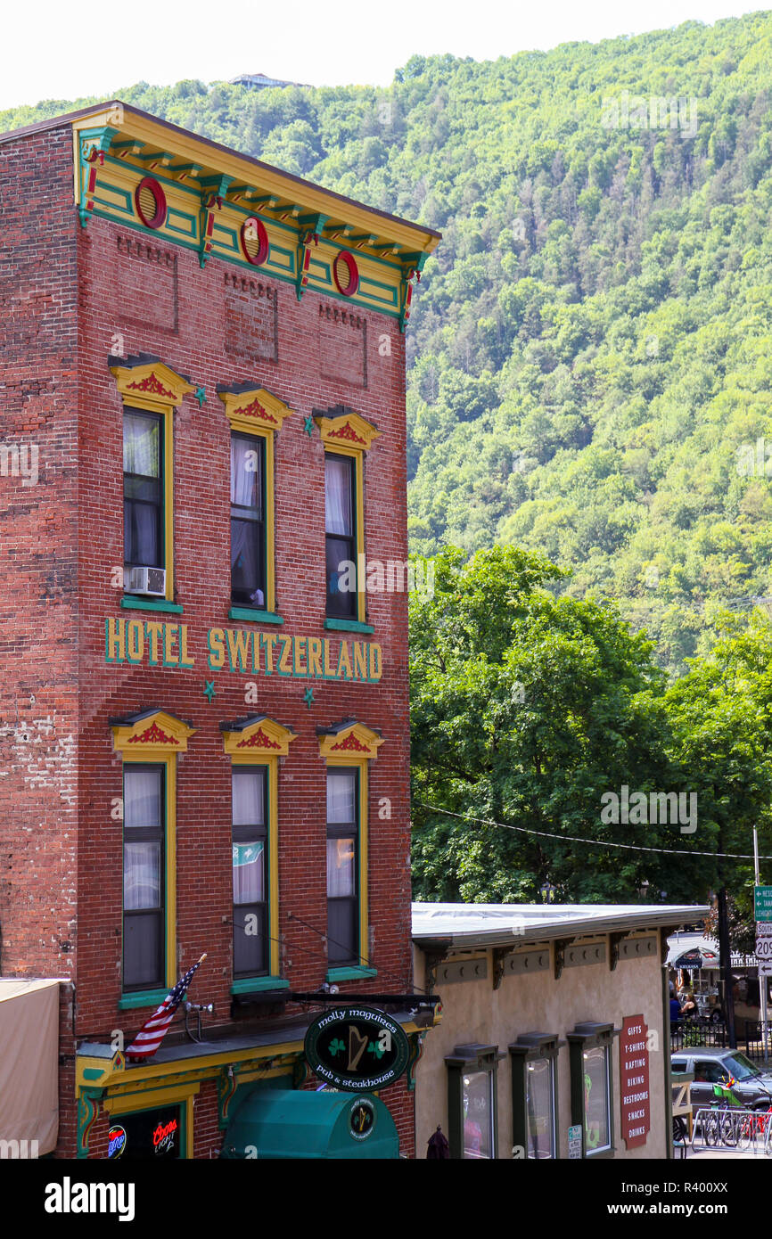 Hotel Switzerland, Jim Thorpe, Pennsylvania, Usa Stock Photo Alamy