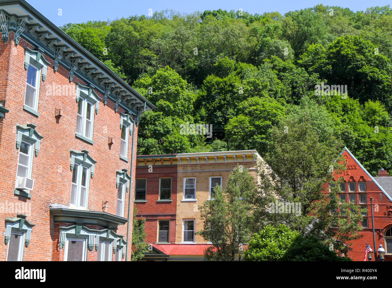 Architecture In The Old Mauch Chunk Historic District, Jim Thorpe