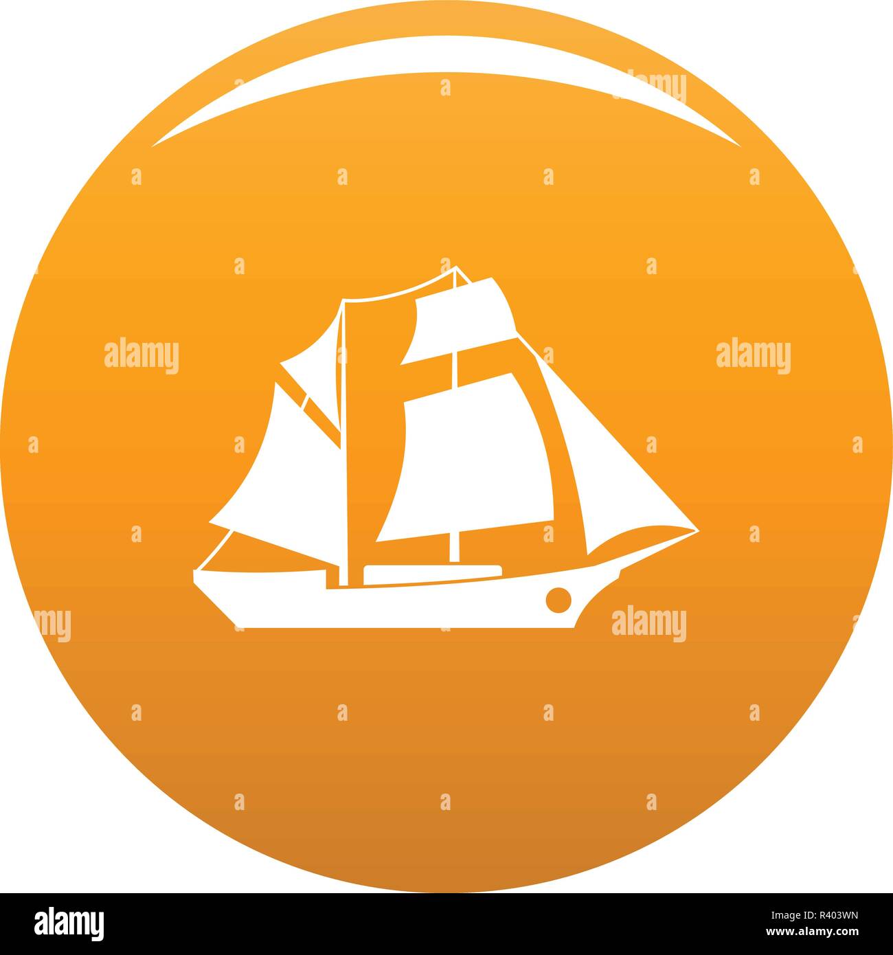Ship excursion icon. Simple illustration of ship excursion vector icon ...