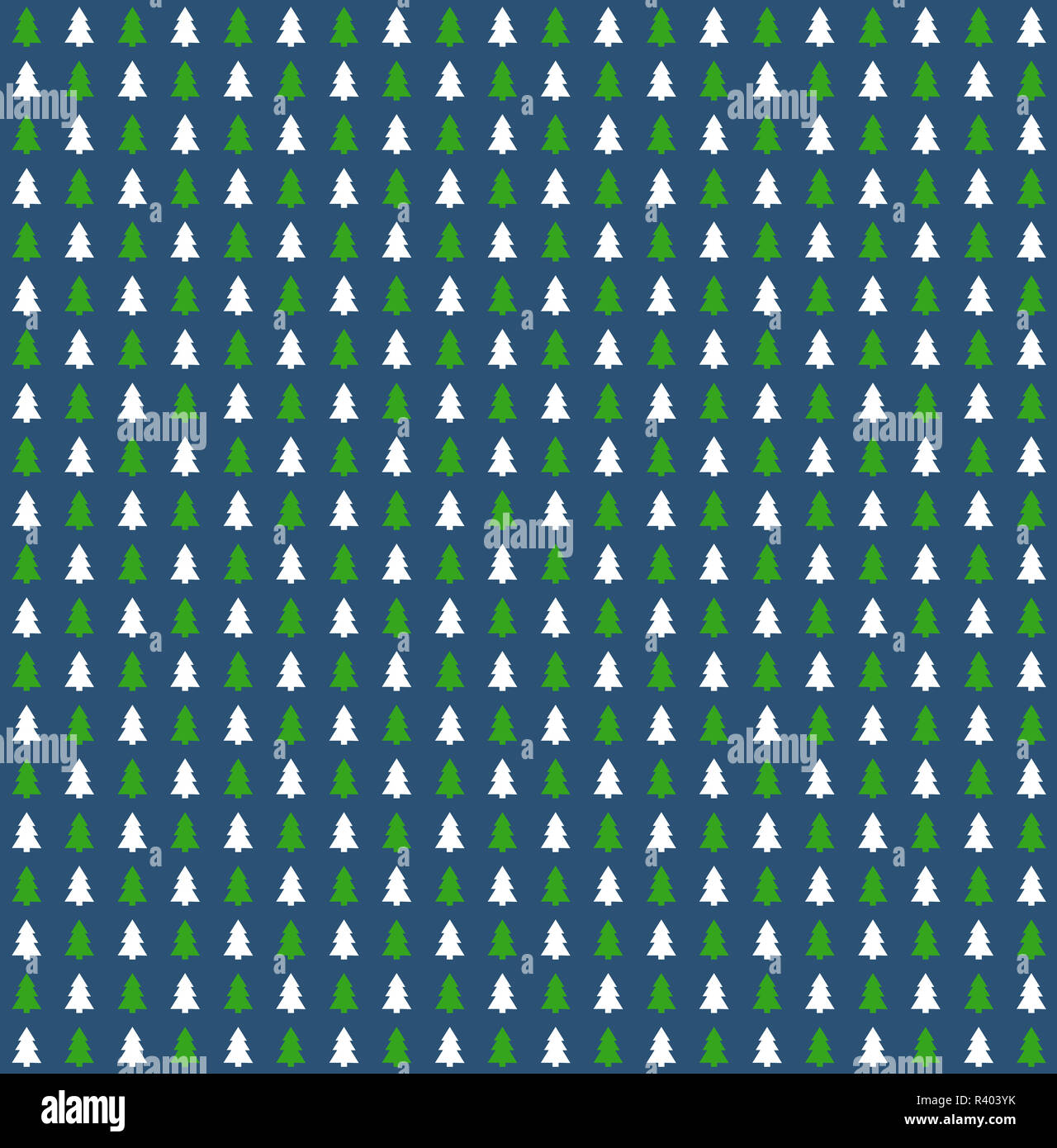 christmas trees background blue green white Stock Photo - Alamy