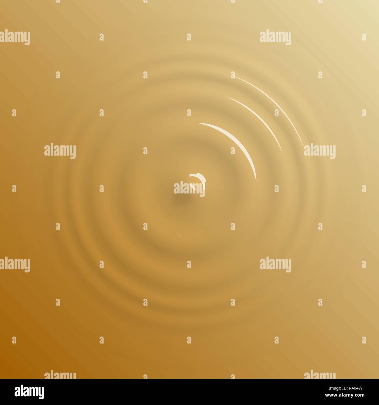 Drop of coffee or melted chocolate falling down and creating round ...