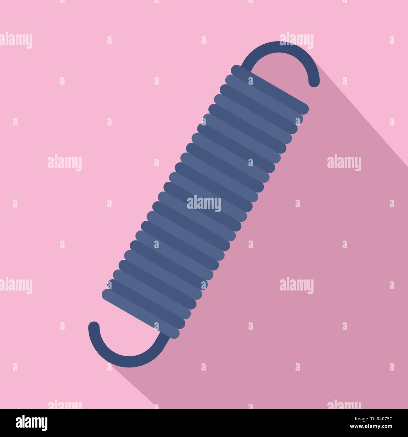 Metal coil icon. Flat illustration of metal coil vector icon for web design Stock Vector Image Metal coil icon. Flat illustration of metal coil vector icon for web design Stock Vector Image