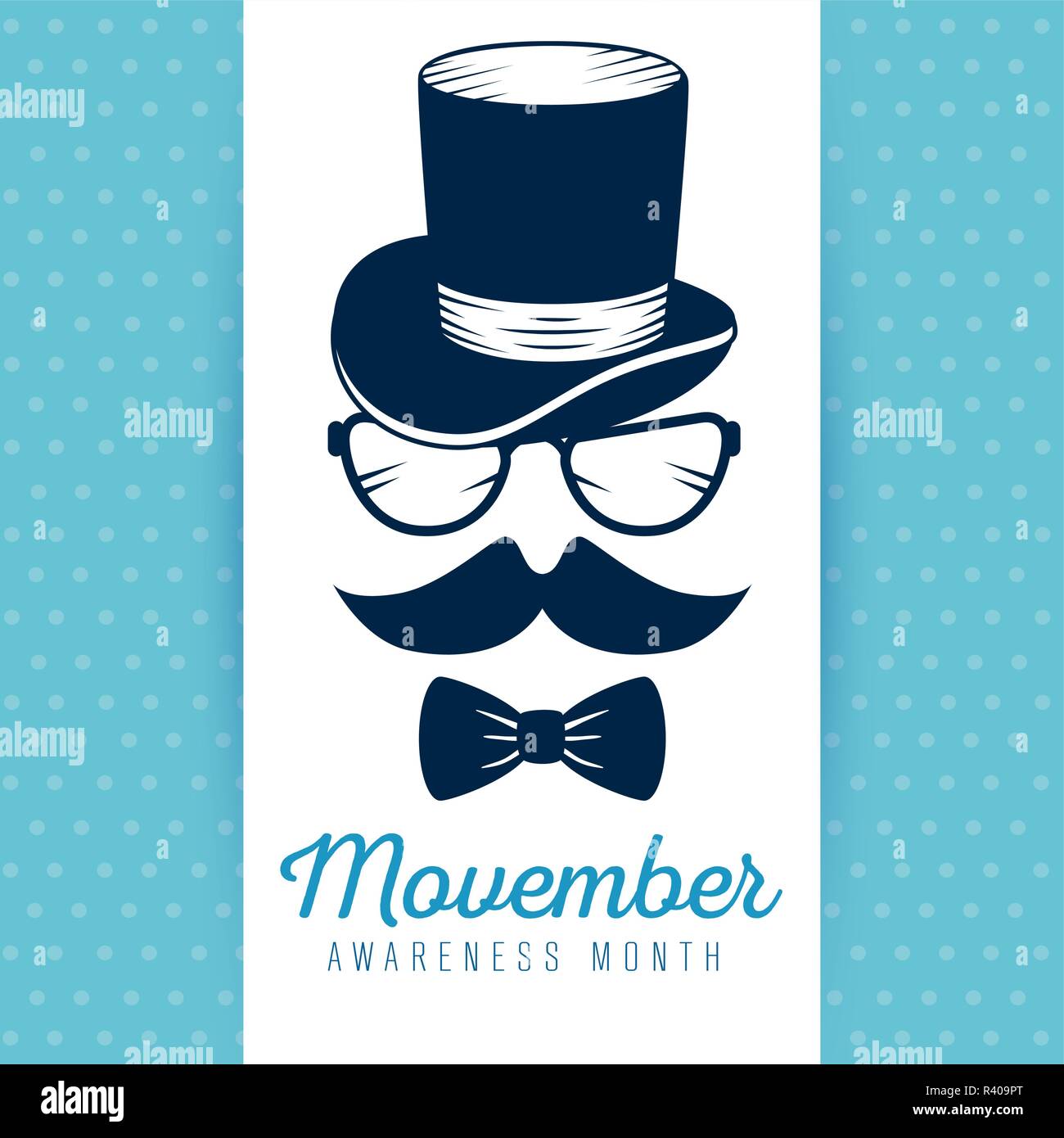 glasses and hat with mustache and tie bow Stock Vector Image \u0026 Art - Alamy, image size:1300x1390