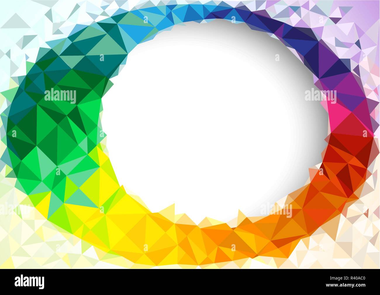 Colorful Low Poly Geometric Background Stock Vector Image & Art - Alamy