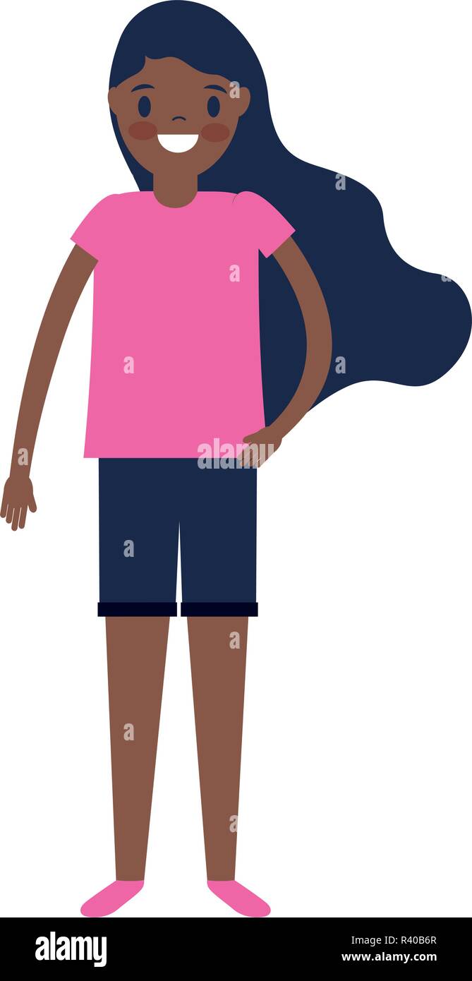 smiling girl portrait on white background Stock Vector Image & Art - Alamy