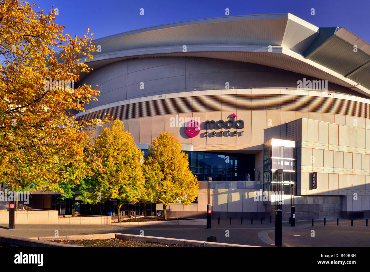 A general view of the Moda Center, Wednesday, June 23, 2021, in Portland,  Ore. The arena is the home of the Portland Trail Blazers Stock Photo - Alamy