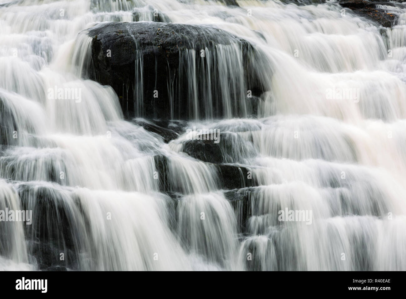 Michigan, Ontonagon County, Bond Falls Stock Photo - Alamy